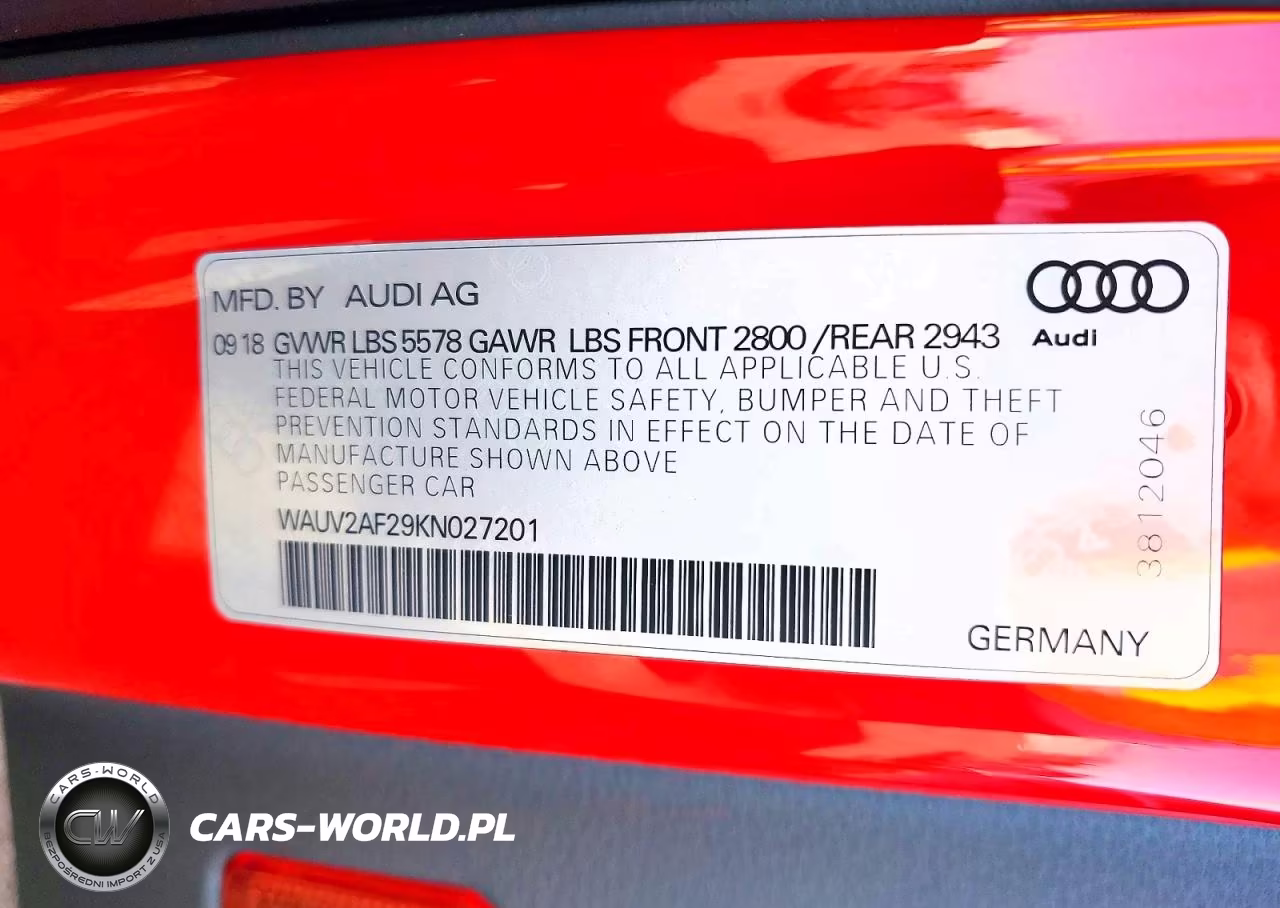 2019 Audi A7 Prestige S-Line VIN:WAUV2AF29KN027201 - 12