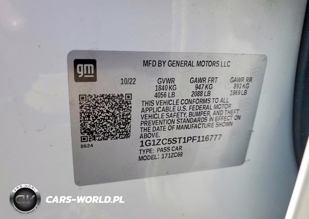 2023 Chevrolet Malibu Ls VIN:1G1ZC5ST1PF116777 - 12