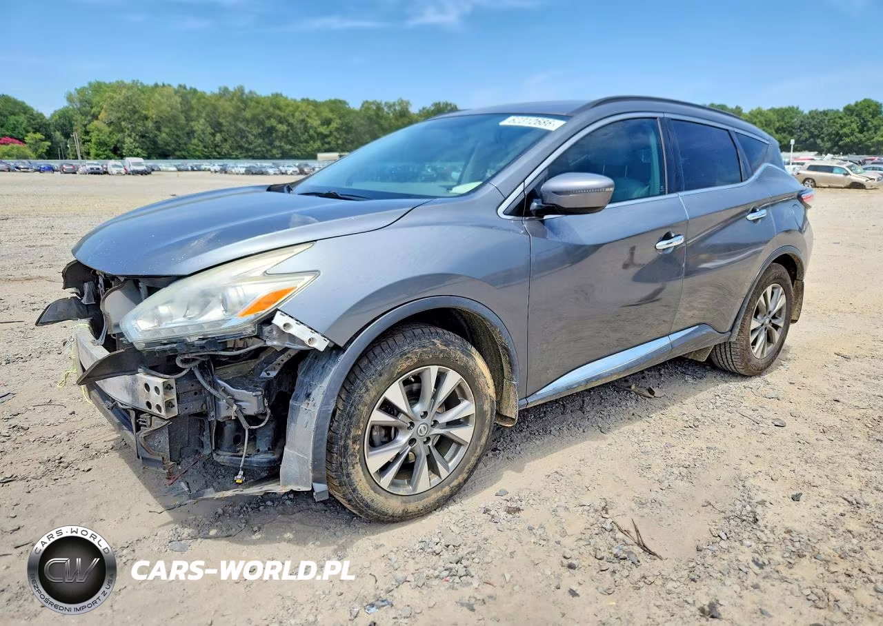 2017 Nissan Murano Sv VIN:5N1AZ2MG6HN141940 - 1