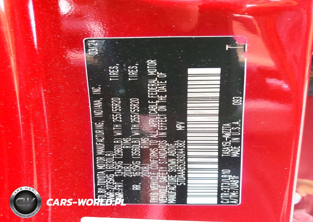 2024 Toyota Grand Highlander Platinum VIN:5TDAAAB52RS044382 - 13