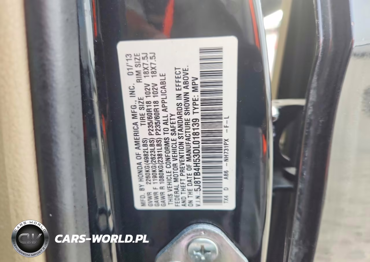 2013 Acura Rdx Technology VIN:5J8TB4H53DL018139 - 13