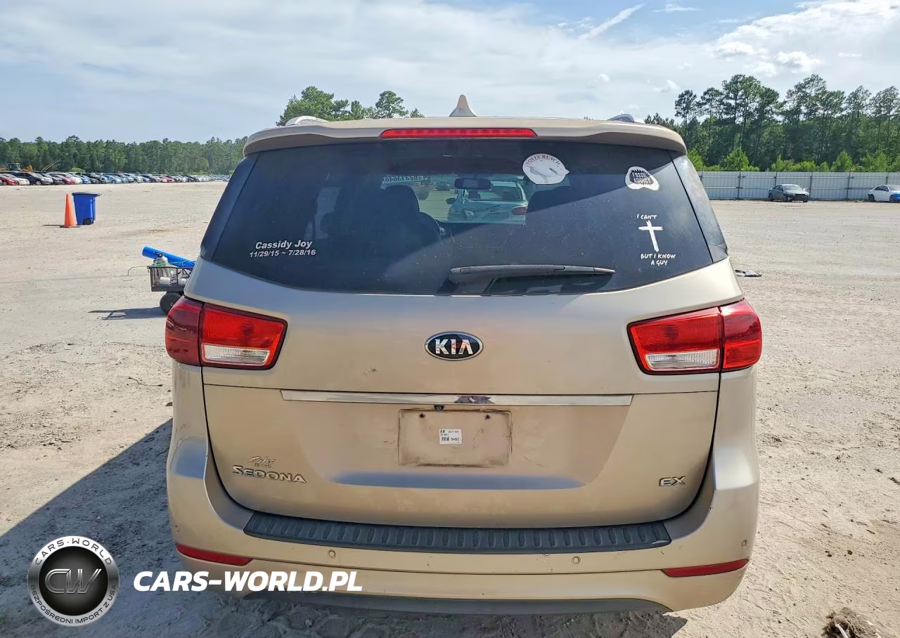 2015 Kia Sedona Ex VIN:KNDMC5C16F6020088 - 6