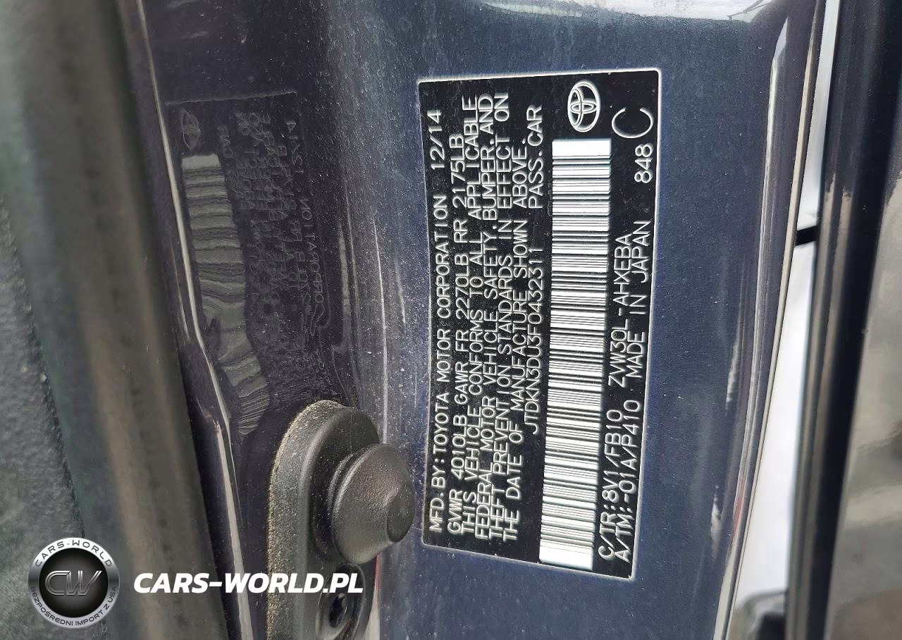 2015 Toyota Prius Three VIN:JTDKN3DU3F0432311 - 12