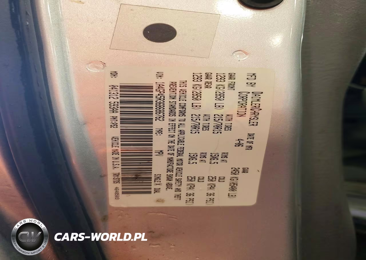 2006 Chrysler Town & Country VIN:1A4GP45R36B686762 - 13