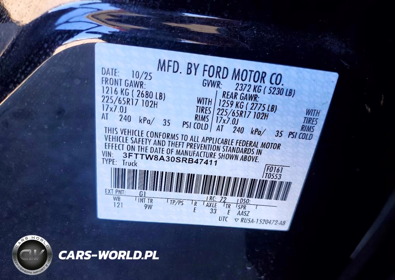 2025 Ford Maverick Xl VIN:3FTTW8A30SRB47411 - 12