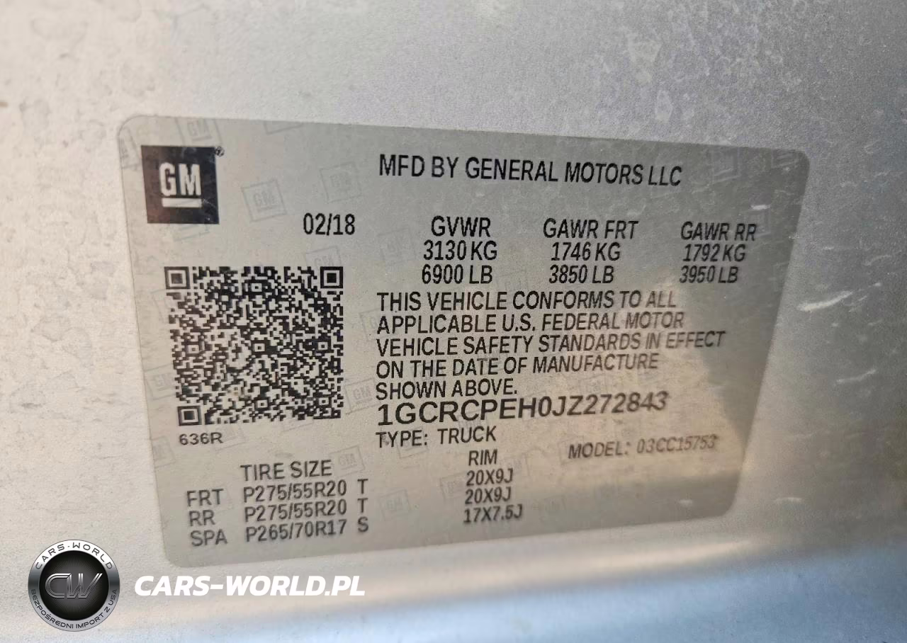 2018 Chevrolet Silverado C1500 Custom VIN:1GCRCPEH0JZ272843 - 12
