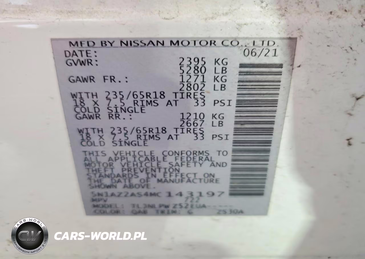 2021 Nissan Murano S VIN:5N1AZ2AS4MC143197 - 13