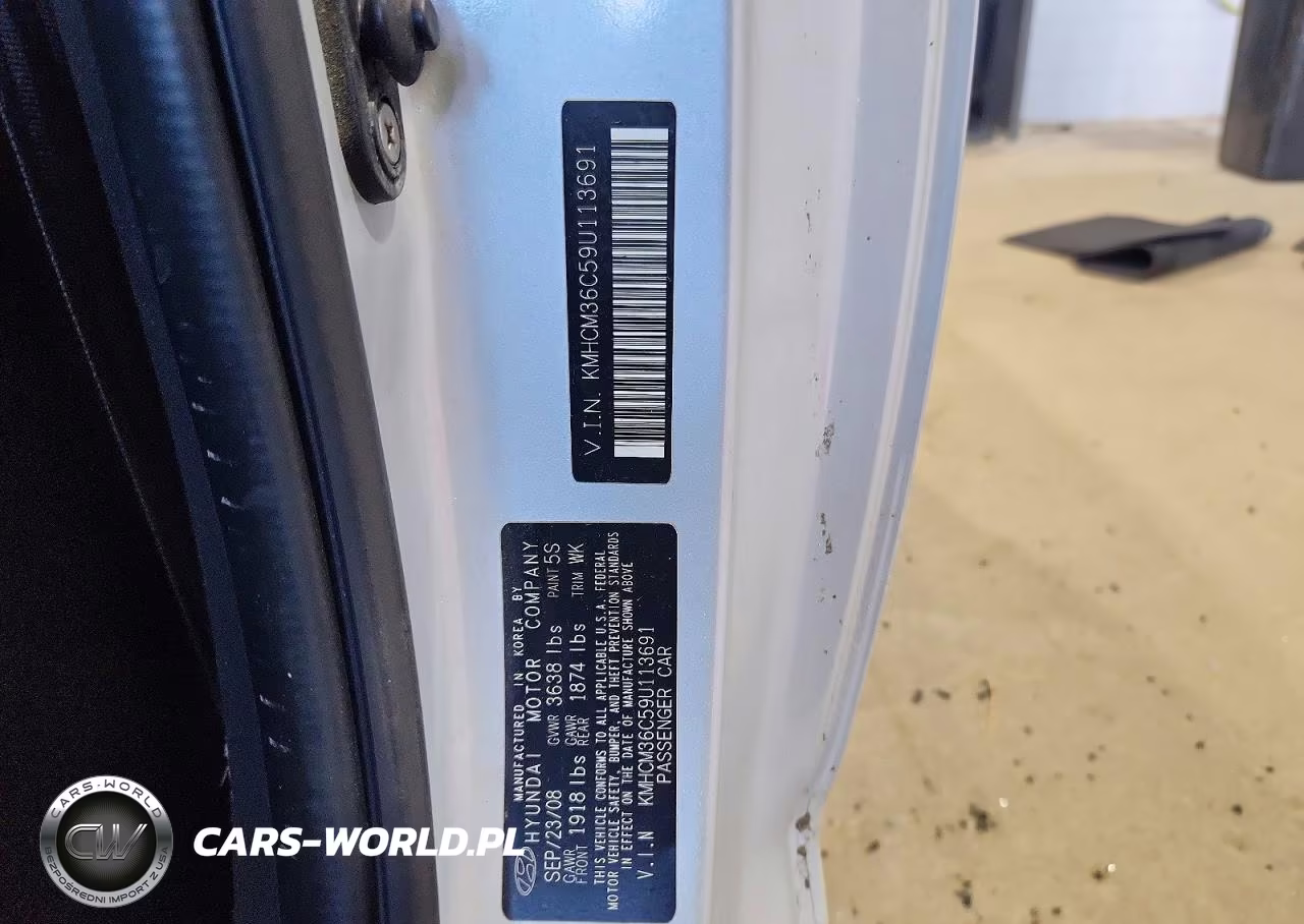 2009 Hyundai Accent Gs VIN:KMHCM36C59U113691 - 12