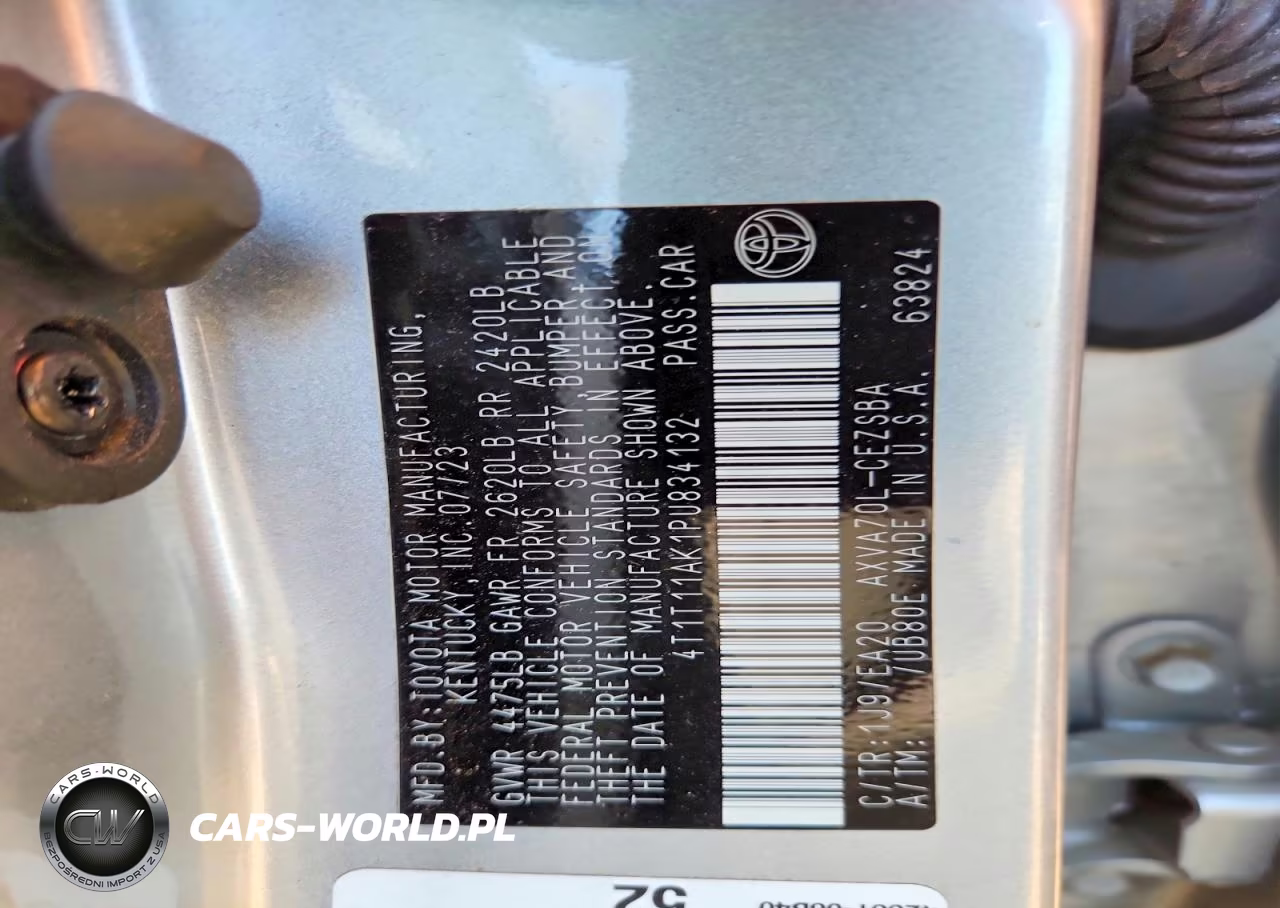 2023 Toyota Camry Se VIN:4T1T11AK1PU834132 - 12