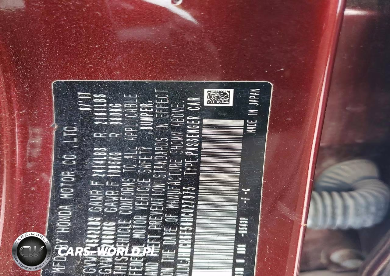 2017 Honda Accord Hybrid Exl VIN:JHMCR6F50HC027975 - 12