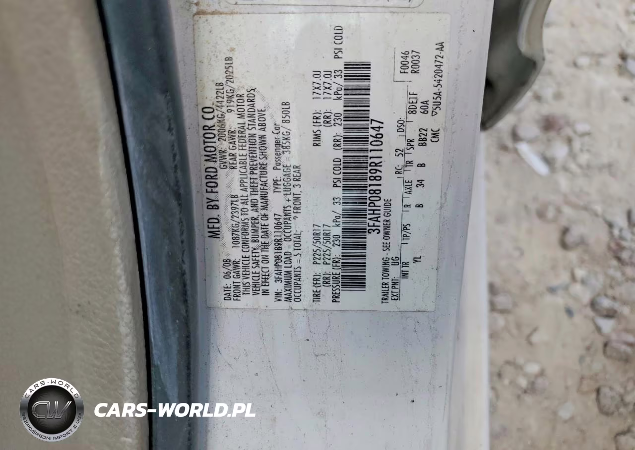 2009 Ford Fusion Sel VIN:3FAHP08189R110647 - 12