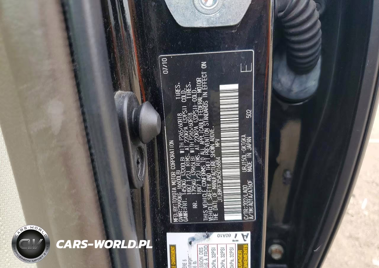 2010 Lexus Gx 460 VIN:JTJBM7FX5A5016884 - 13