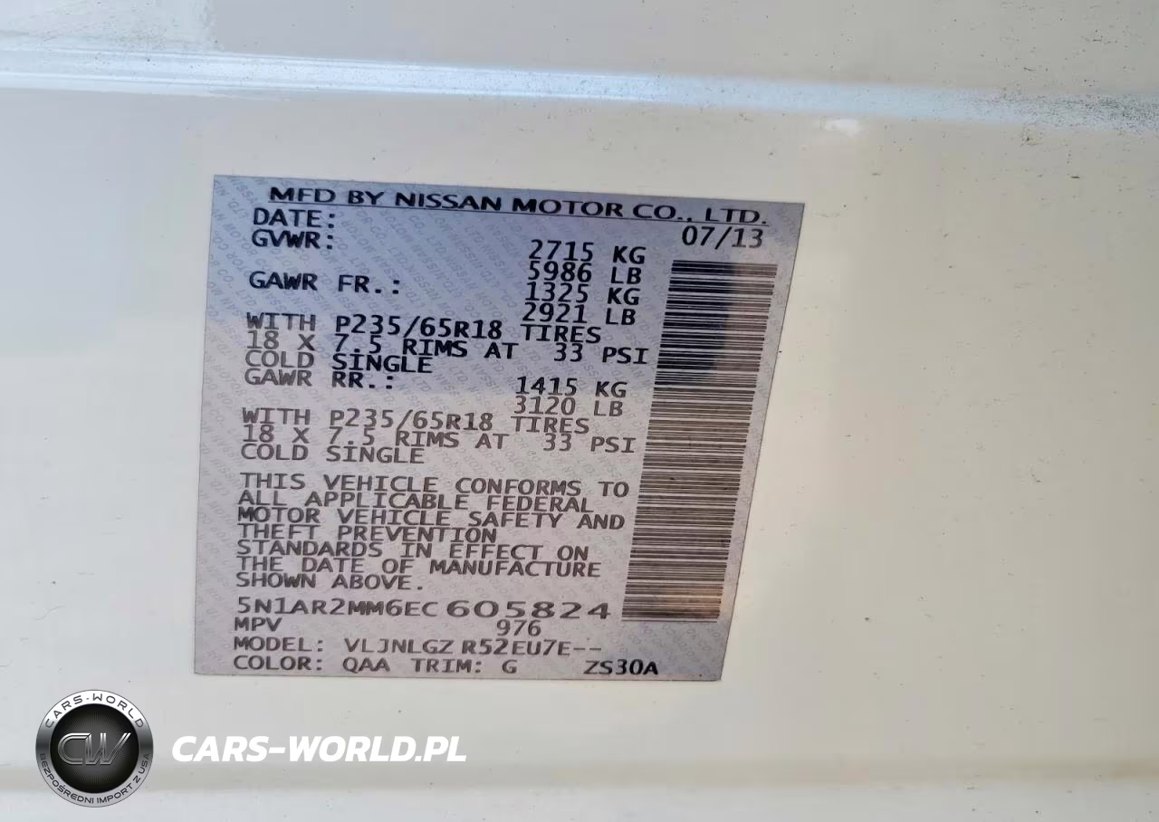 2014 Nissan Pathfinder Sl VIN:5N1AR2MM6EC605824 - 12
