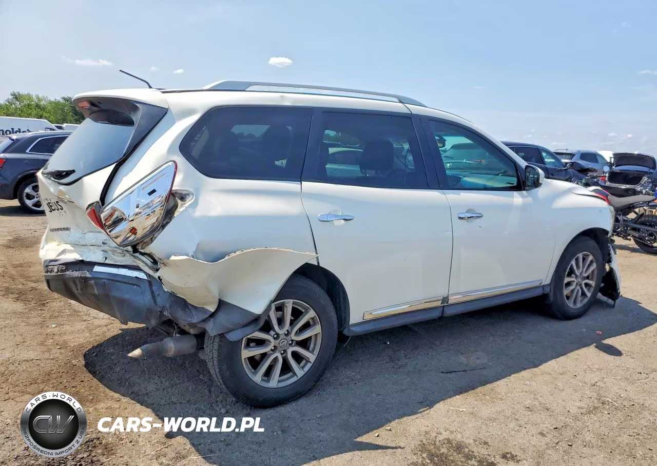 2014 Nissan Pathfinder Sl VIN:5N1AR2MM6EC605824 - 3