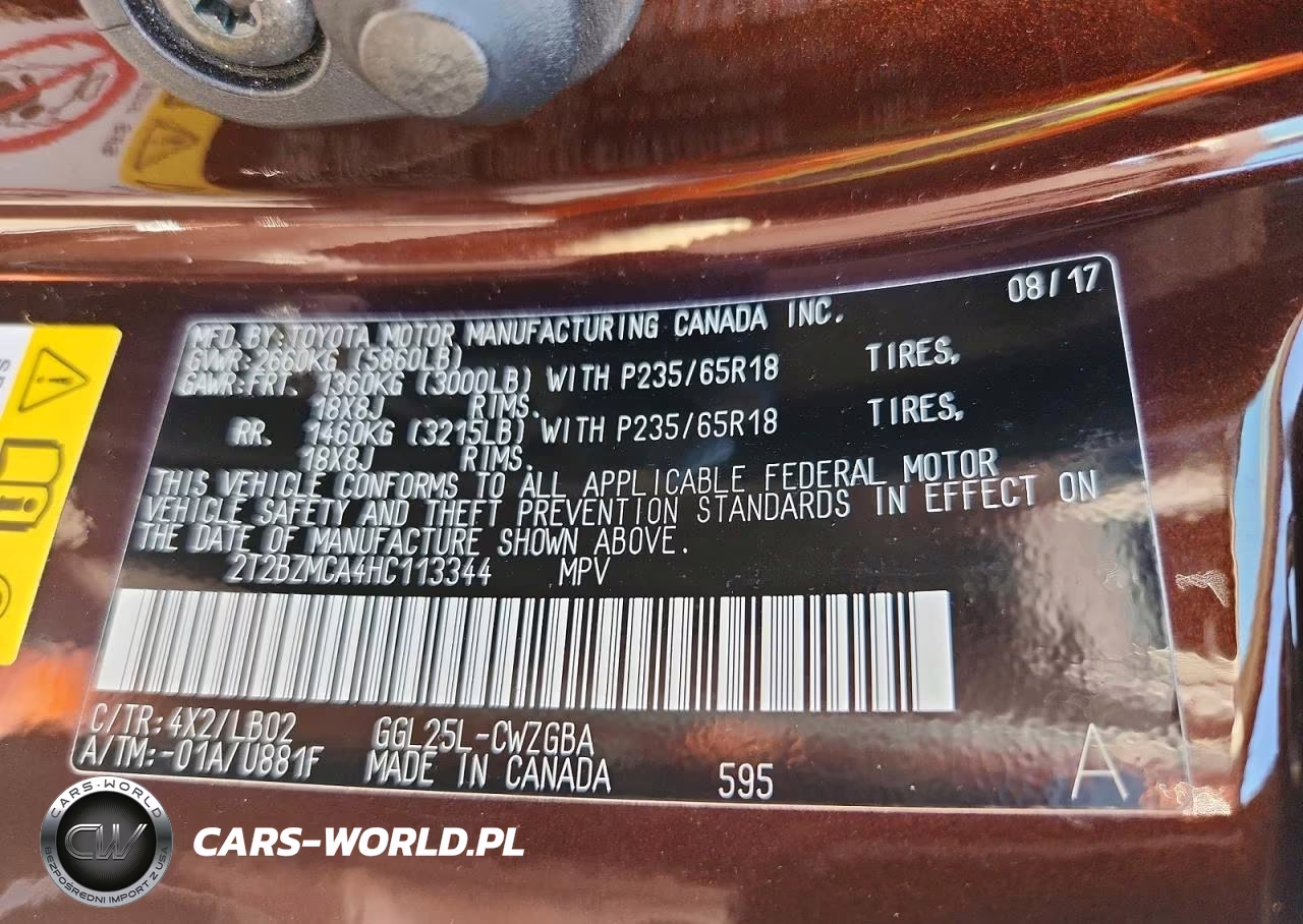 2017 Lexus Rx 350 Base VIN:2T2BZMCA4HC113344 - 14