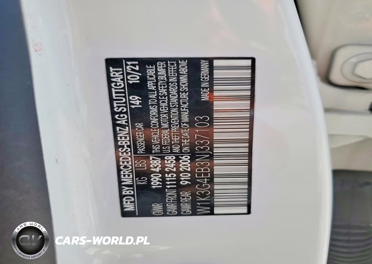 2022 Mercedes-Benz A 220 VIN:W1K3G4EB3NJ337103 - 12