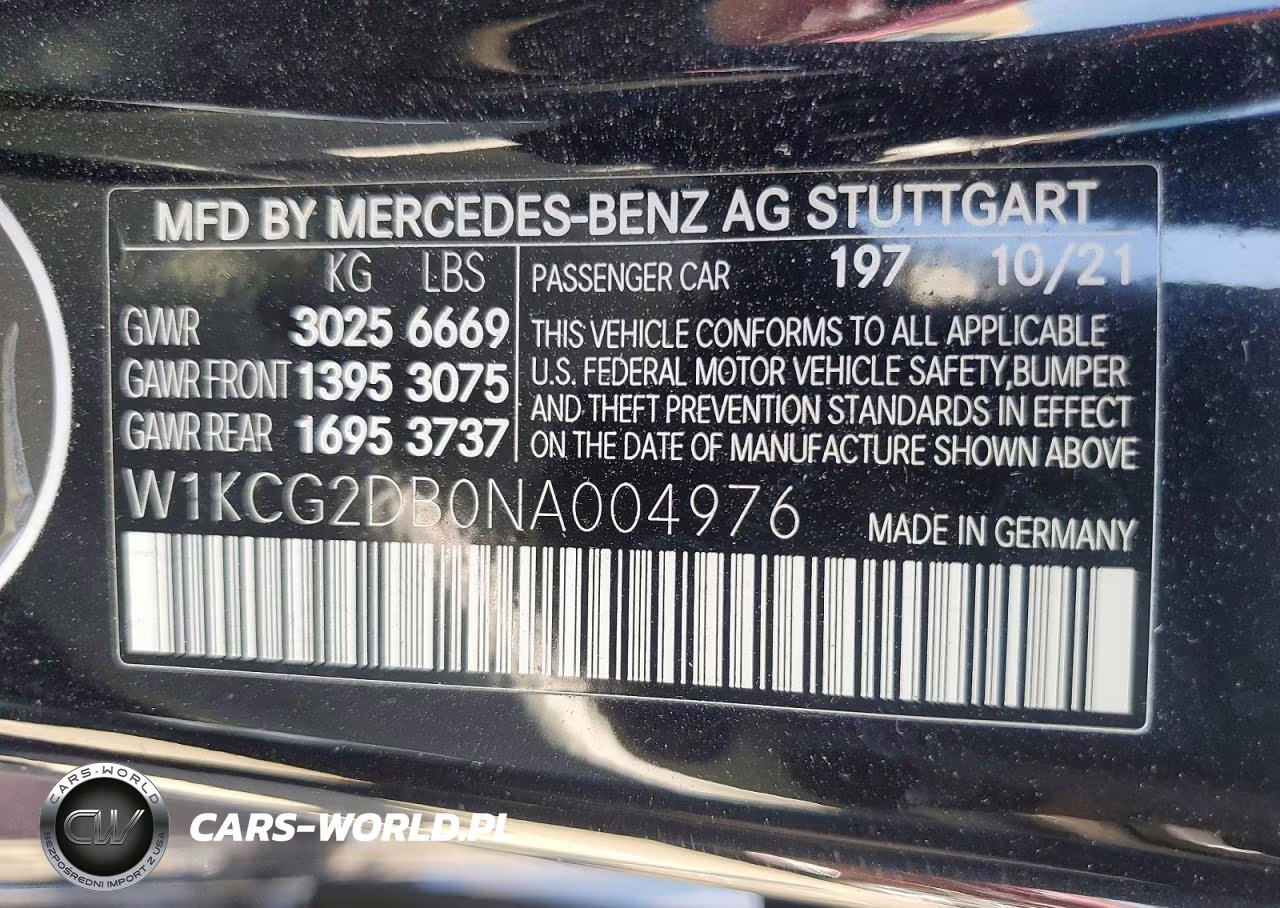 2022 Mercedes-Benz Eqs Sedan 450+ VIN:W1KCG2DB0NA004976 - 13