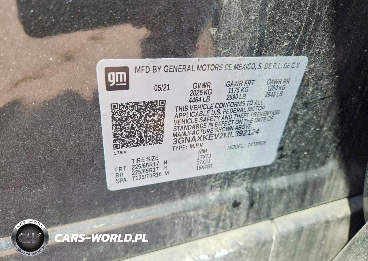 2021 Chevrolet Equinox Lt VIN:3GNAXKEV2ML392124 - 13