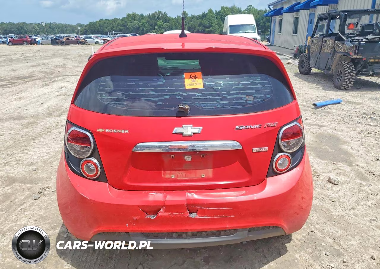 2014 Chevrolet Sonic Rs VIN:1G1JG6SB4E4236421 - 6
