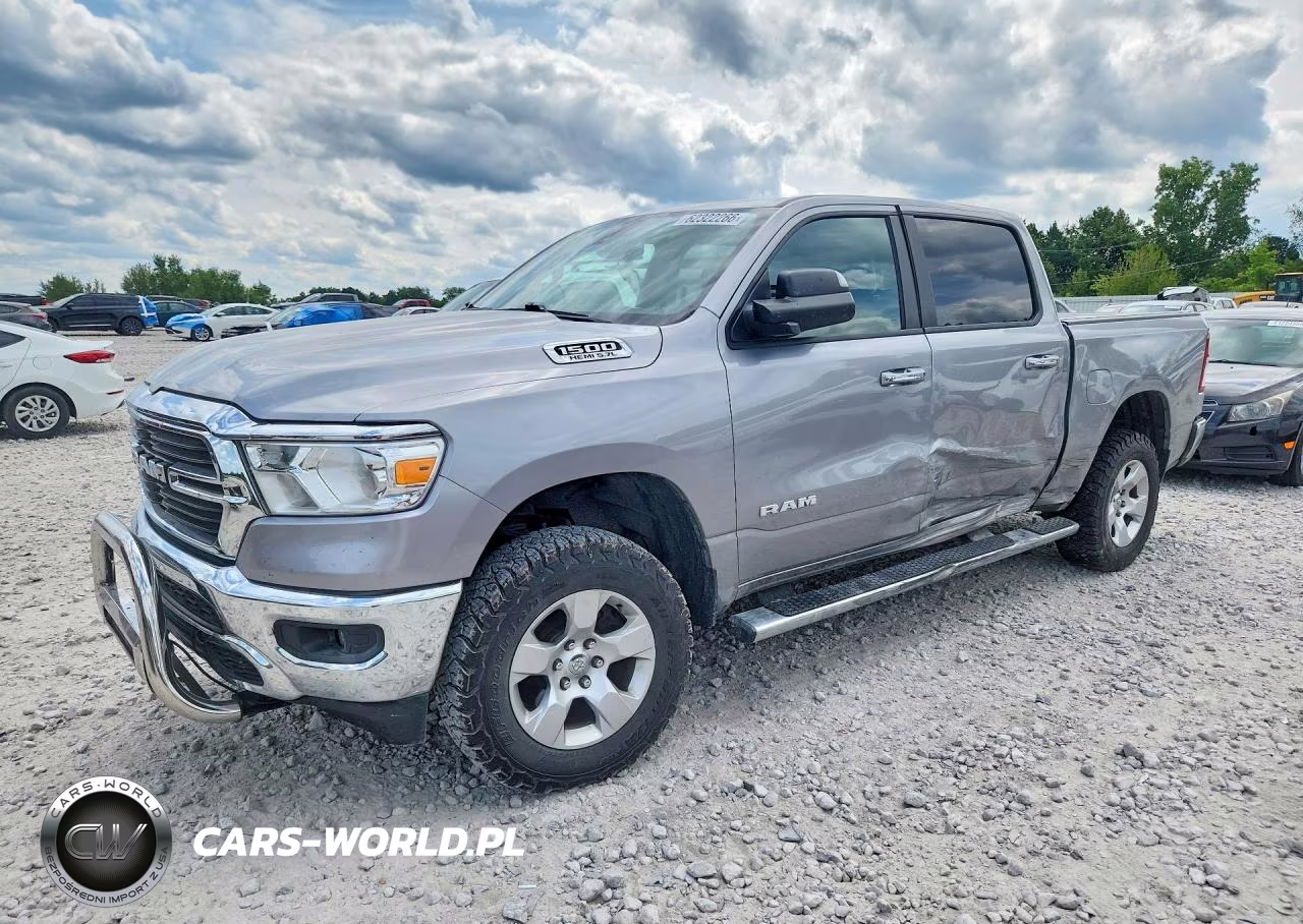 2019 Ram 1500 Big Horn-Lone Star VIN:1C6SRFFTXKN738131 - 1