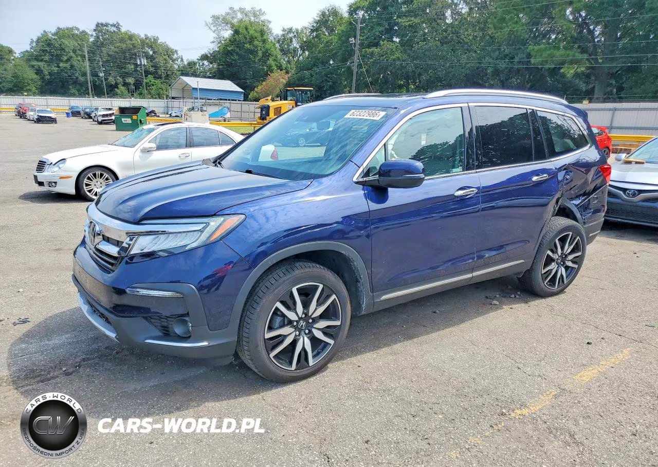 2022 Honda Pilot Touring VIN:5FNYF6H68NB017263 - 1