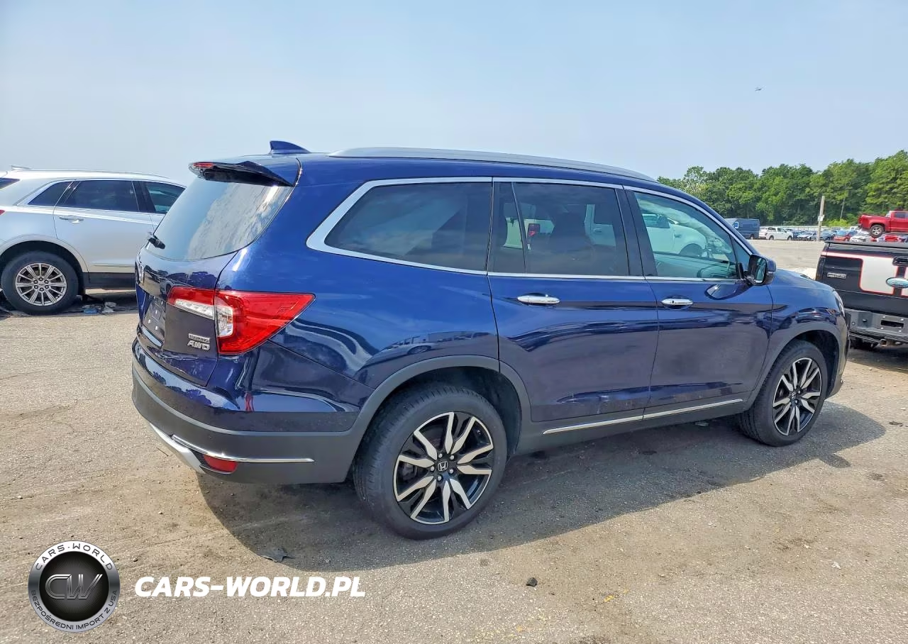 2022 Honda Pilot Touring VIN:5FNYF6H68NB017263 - 3