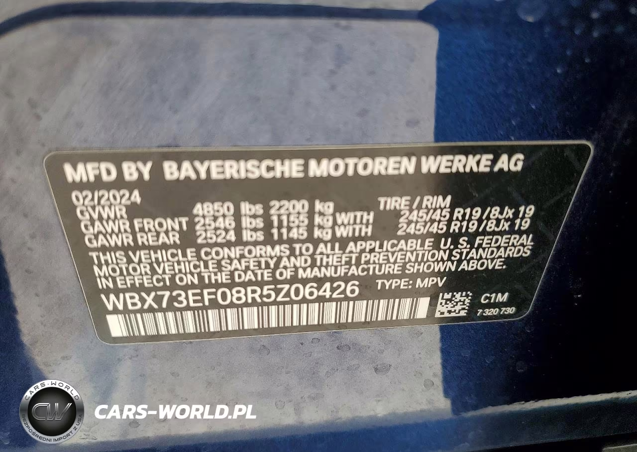 2024 BMW X1 xDrive28I VIN:WBX73EF08R5Z06426 - 14