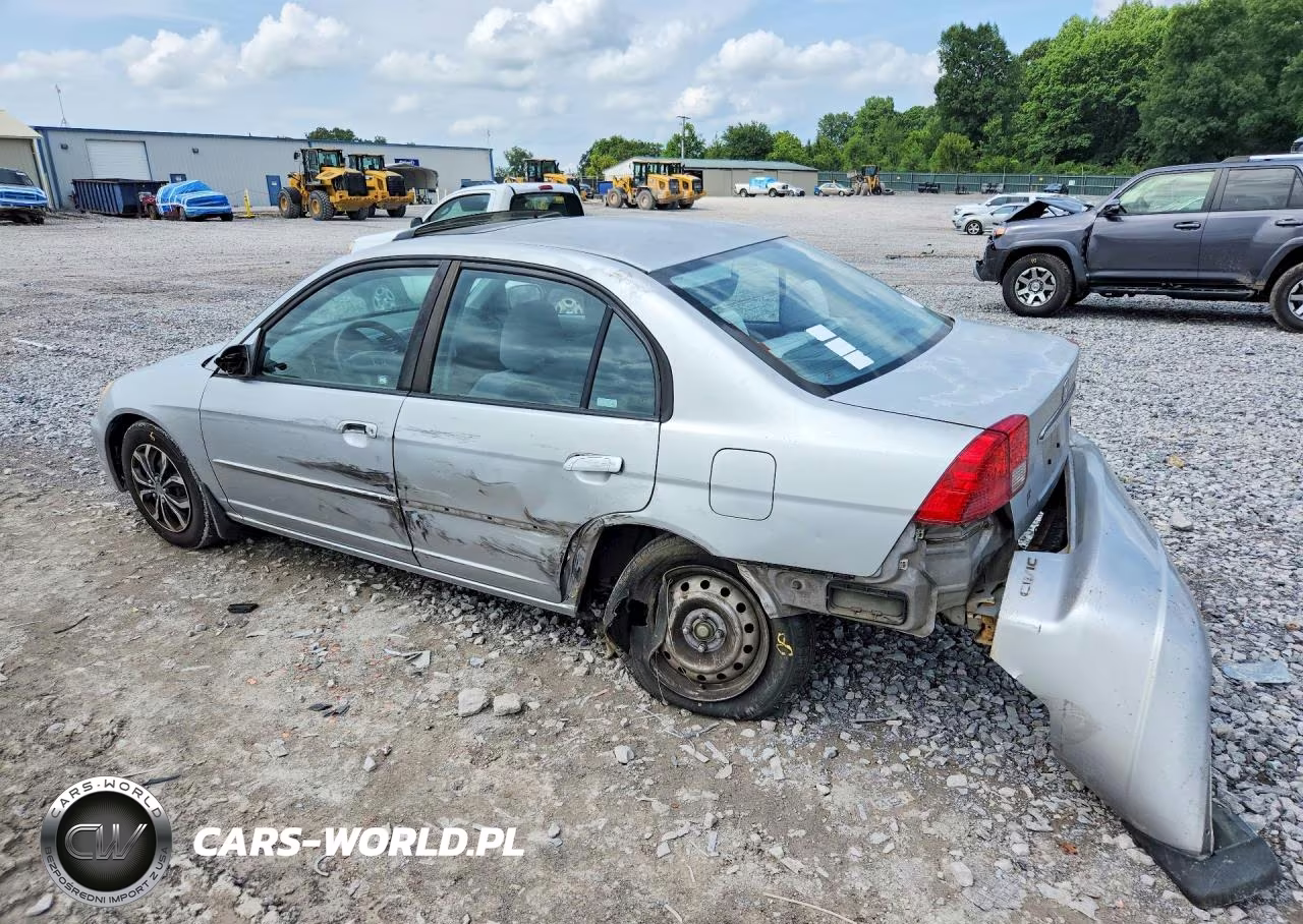 2003 Honda Civic Ex VIN:2HGES25703H625324 - 2