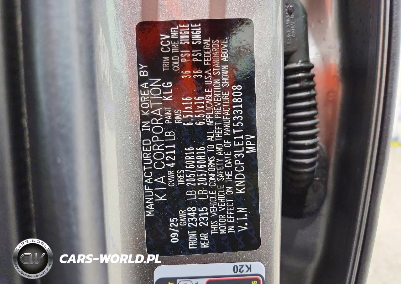 2026 Kia Niro Lx VIN:KNDCP3LE1T5331808 - 13