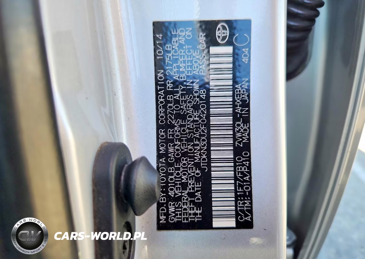 2015 Toyota Prius Two VIN:JTDKN3DU2F0420148 - 12