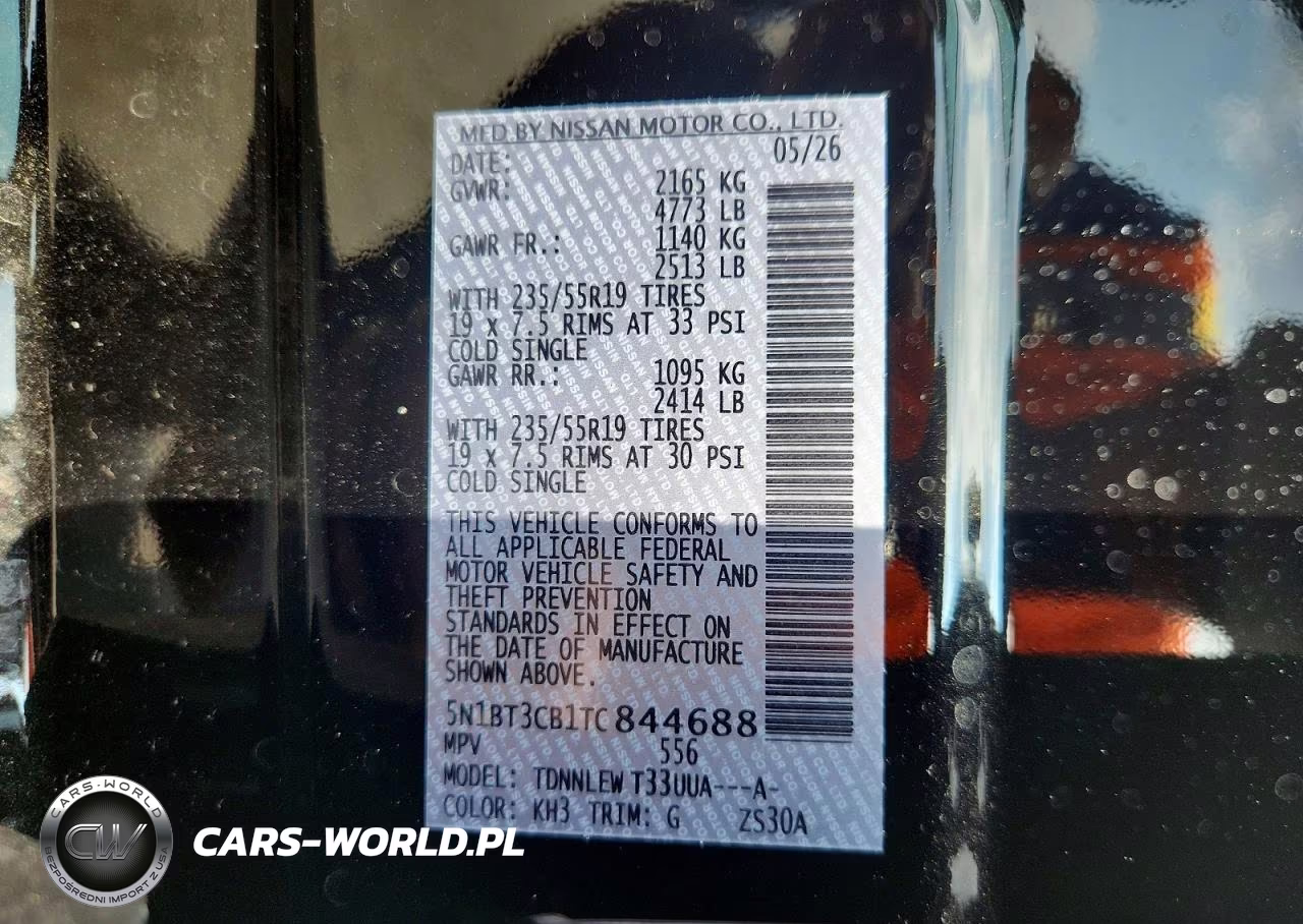 2026 Nissan Rogue Sl VIN:5N1BT3CB1TC844688 - 13