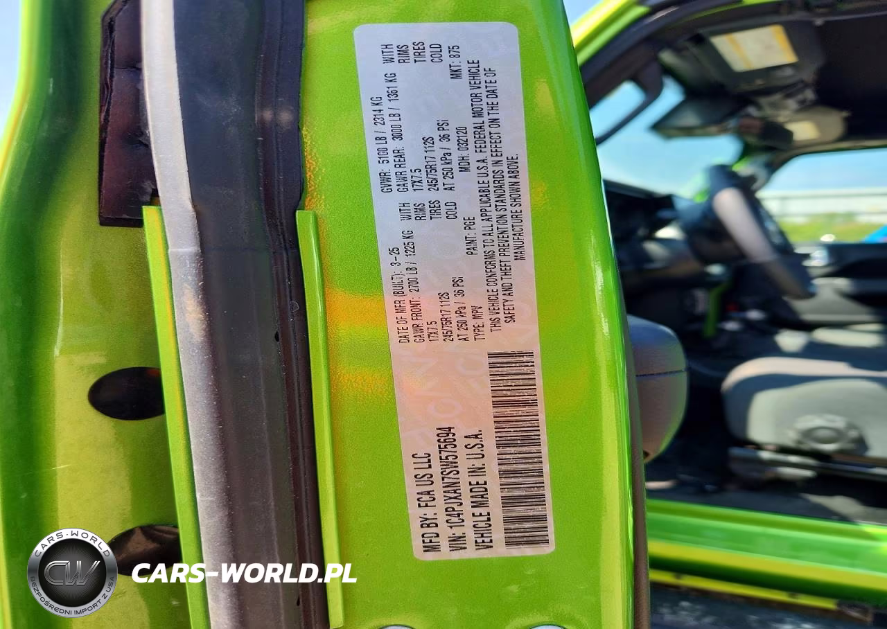 2025 Jeep Wrangler Sport VIN:1C4PJXAN7SW575694 - 13