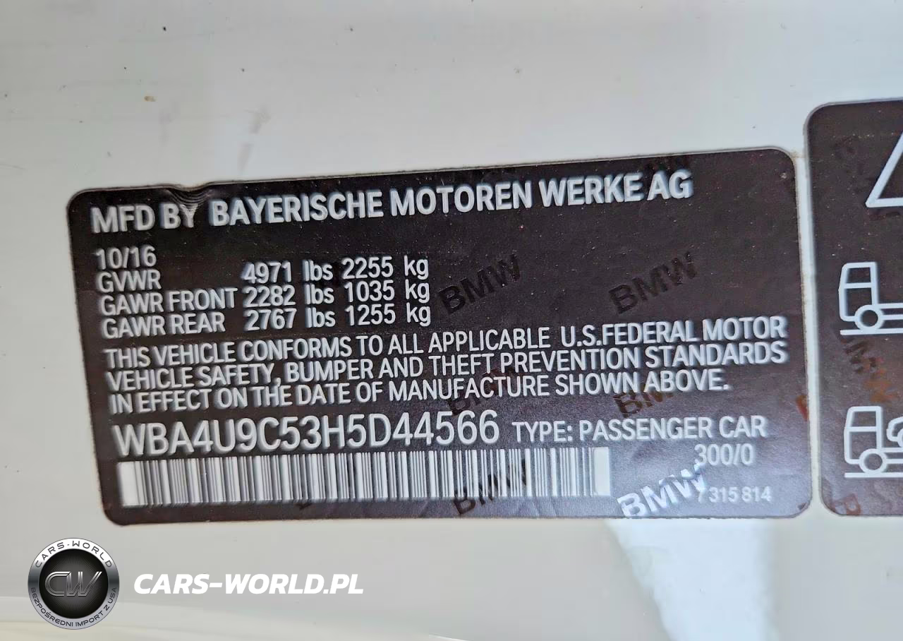 2017 BMW 430Xi VIN:WBA4U9C53H5D44566 - 12