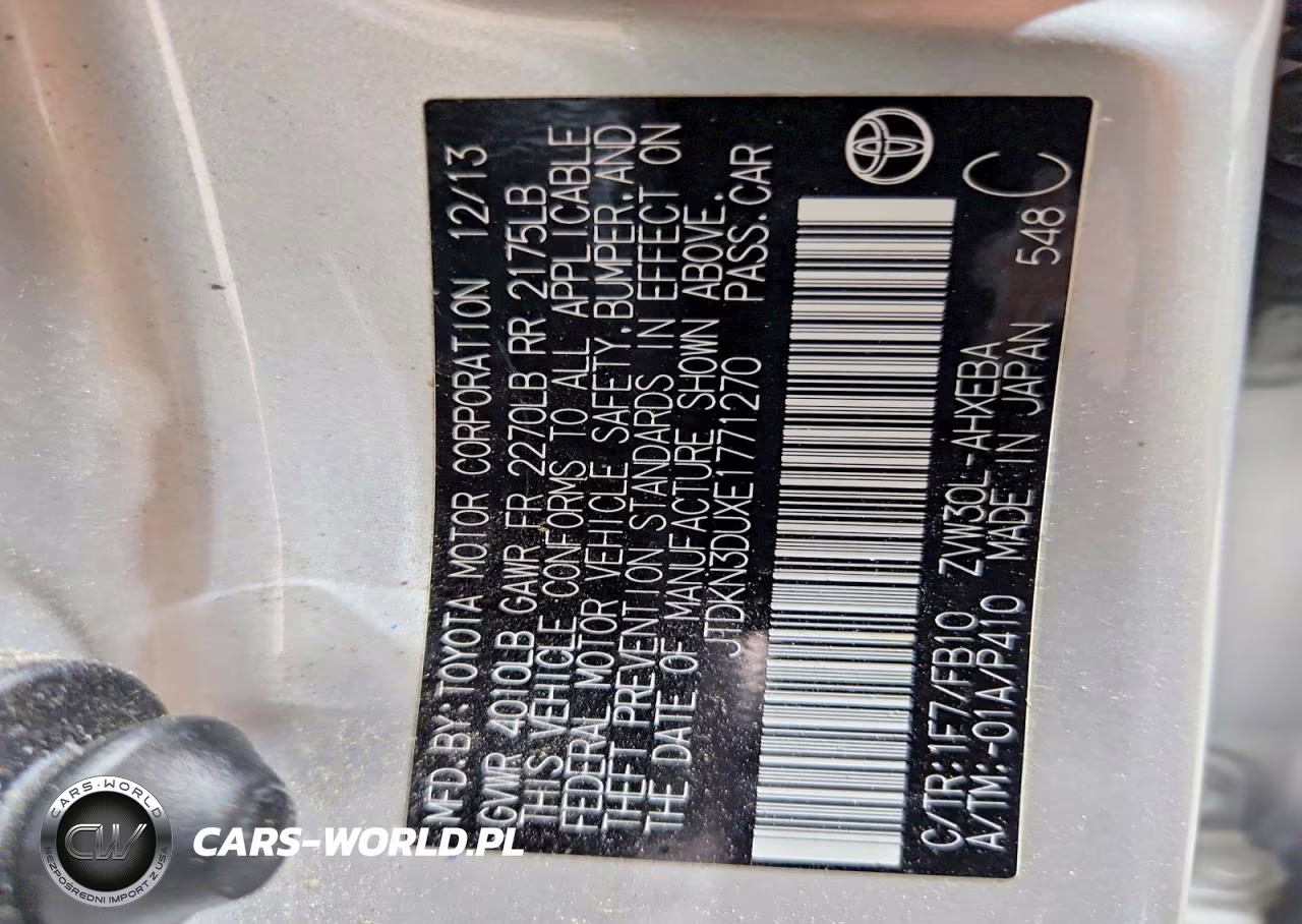 2014 Toyota Prius Three VIN:JTDKN3DUXE1771270 - 14
