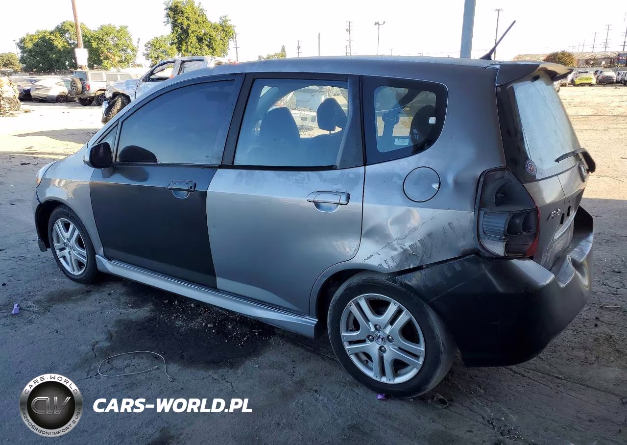 2007 Honda Fit S VIN:JHMGD37607S009972 - 2