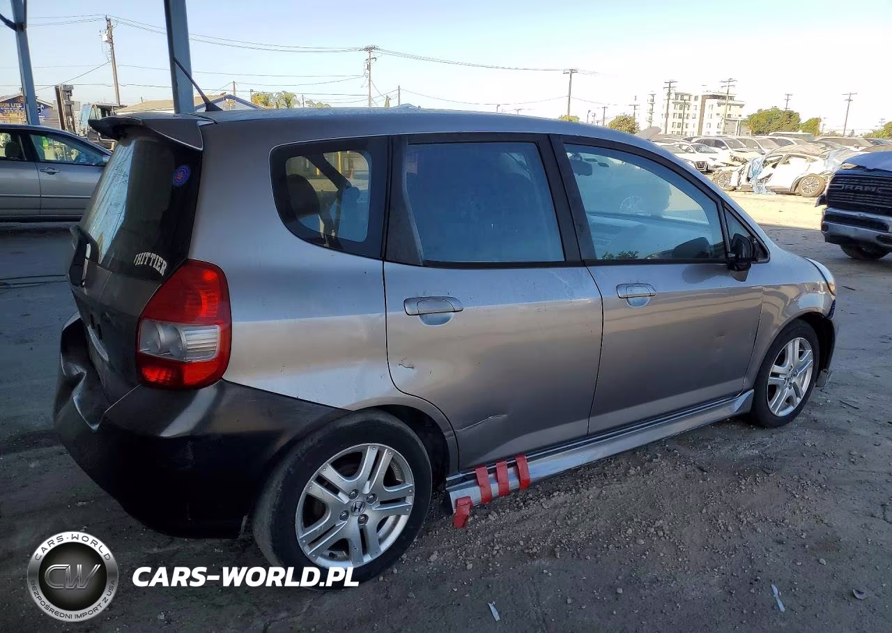 2007 Honda Fit S VIN:JHMGD37607S009972 - 3