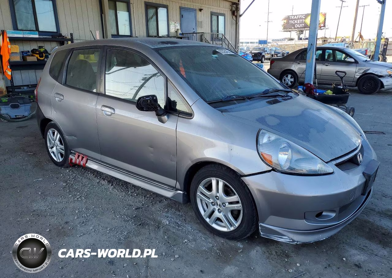 2007 Honda Fit S VIN:JHMGD37607S009972 - 4