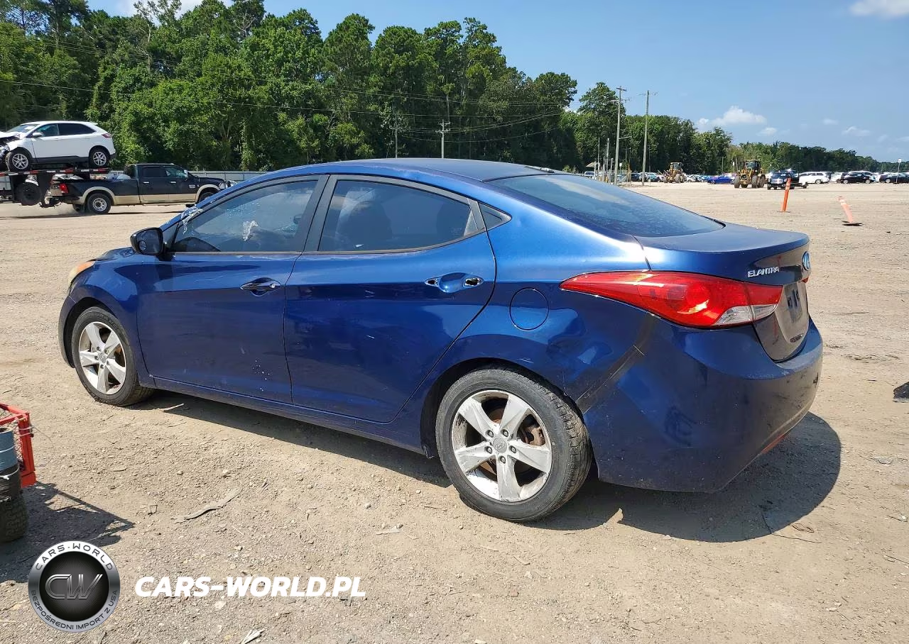2013 Hyundai Elantra Gls VIN:KMHDH4AE6DU520855 - 2