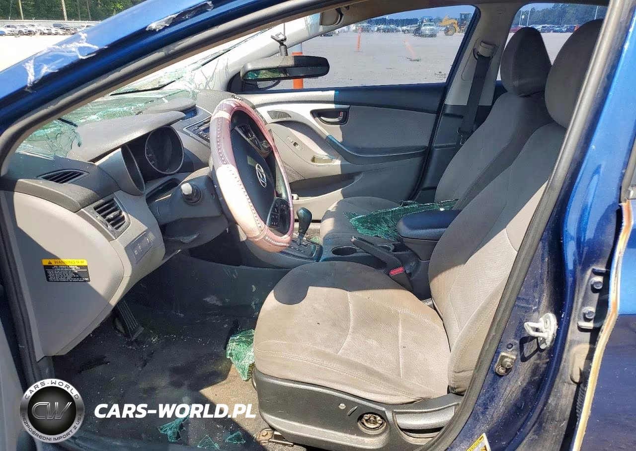 2013 Hyundai Elantra Gls VIN:KMHDH4AE6DU520855 - 7
