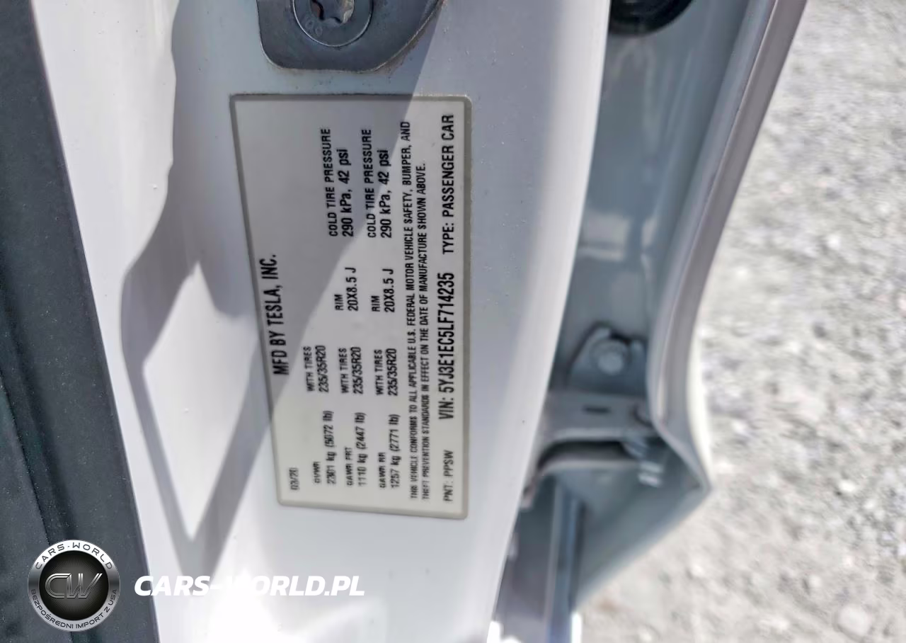 2020 Tesla Model 3 VIN:5YJ3E1EC5LF714235 - 12