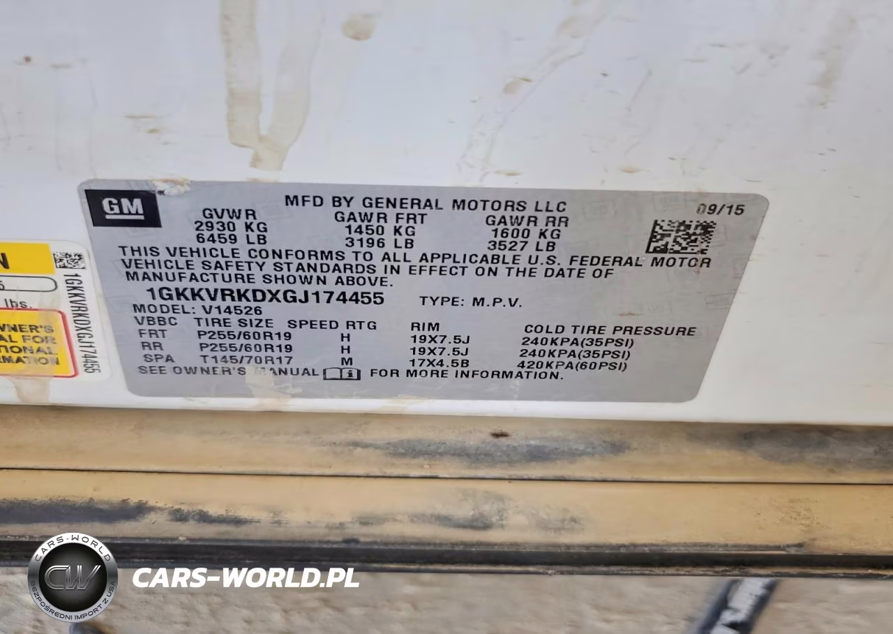 2016 GMC Acadia Slt-1 VIN:1GKKVRKDXGJ174455 - 13