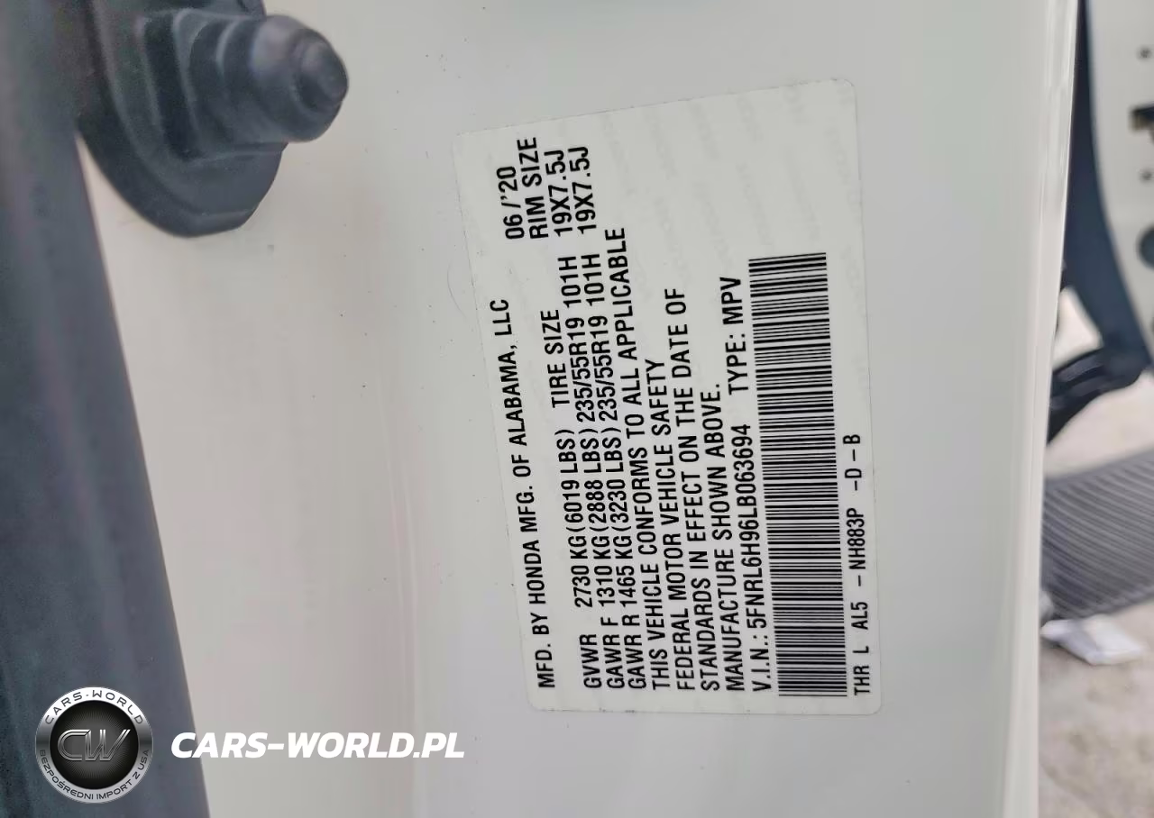 2020 Honda Odyssey Elite VIN:5FNRL6H96LB063694 - 13