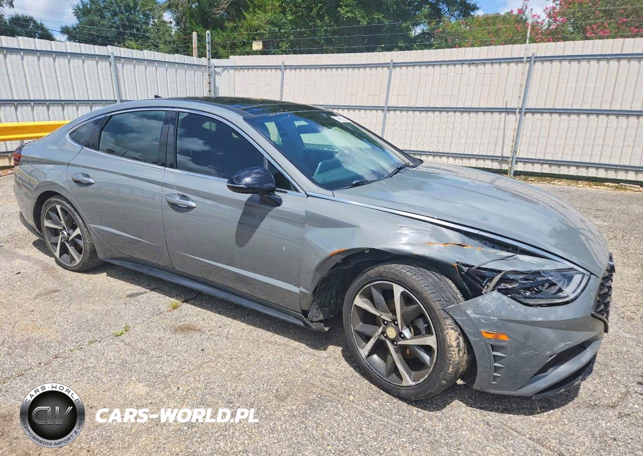 2021 Hyundai Sonata Sel Plus VIN:5NPEJ4J24MH117969 - 4