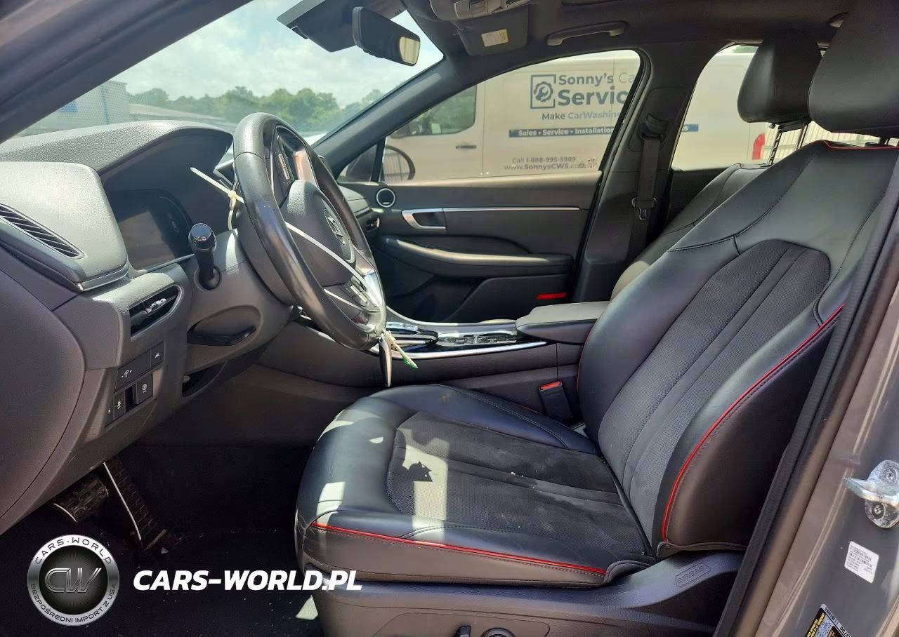 2021 Hyundai Sonata Sel Plus VIN:5NPEJ4J24MH117969 - 7
