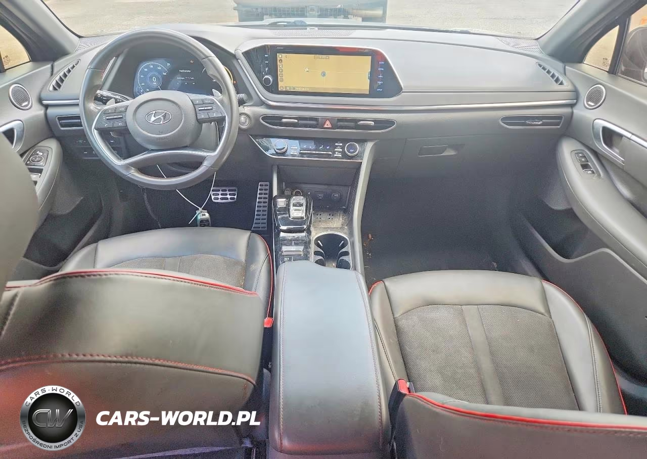 2021 Hyundai Sonata Sel Plus VIN:5NPEJ4J24MH117969 - 8