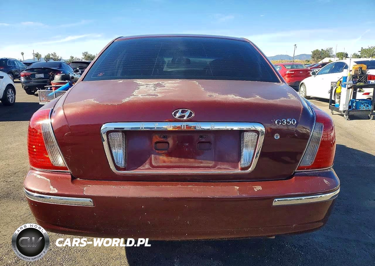 2004 Hyundai Xg 350 VIN:KMHFU45E24A318921 - 6