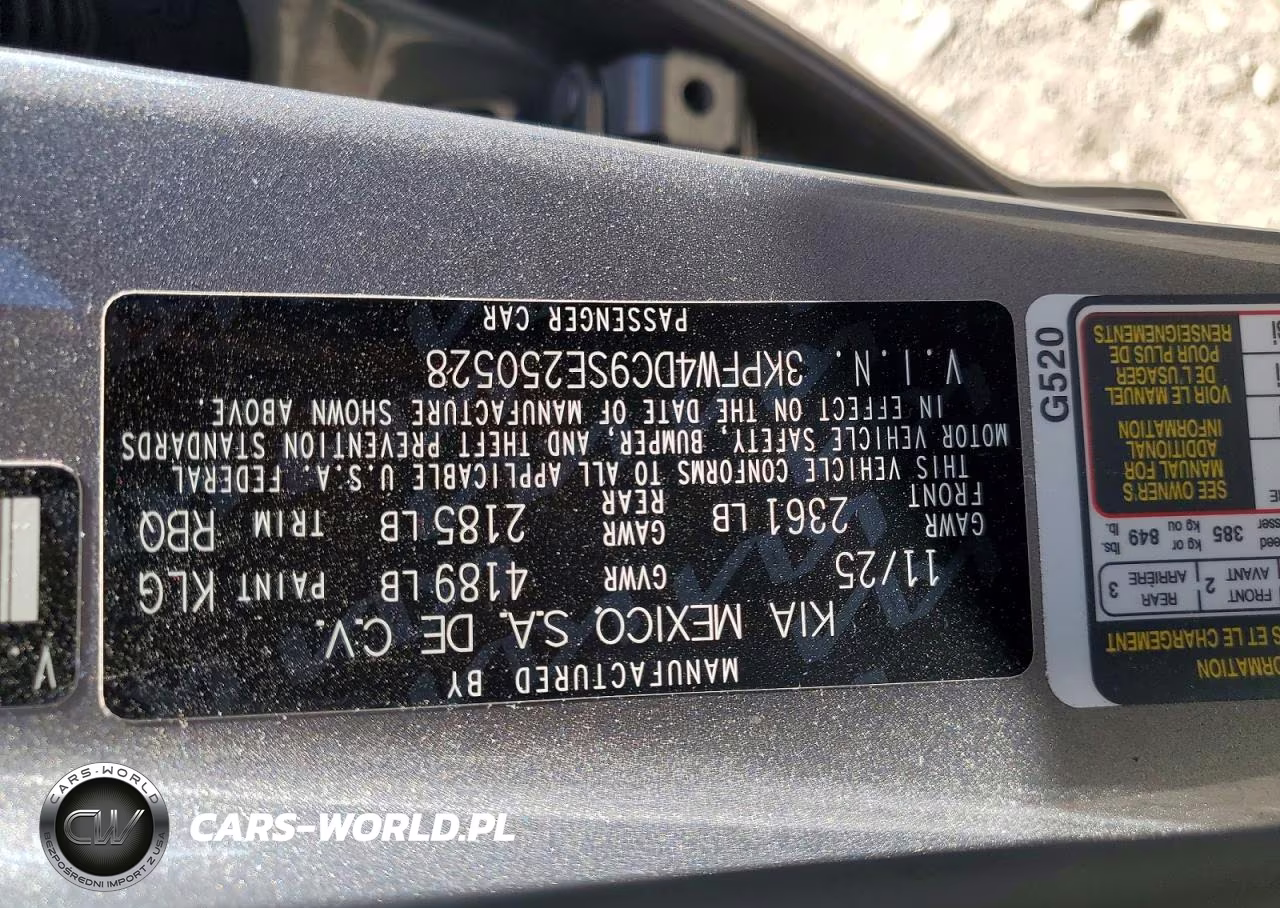 2025 Kia K4 Gt-Line Turbo VIN:3KPFW4DC9SE250528 - 12