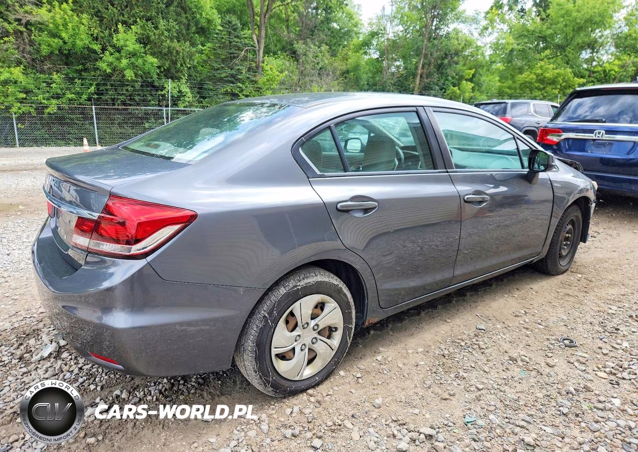 2013 Honda Civic Lx VIN:19XFB2F53DE039469 - 3