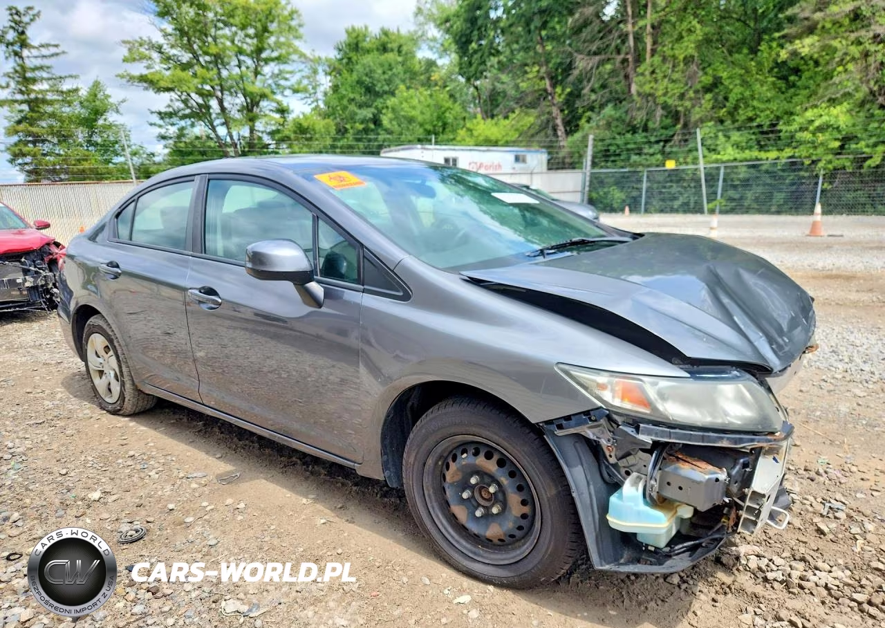 2013 Honda Civic Lx VIN:19XFB2F53DE039469 - 4