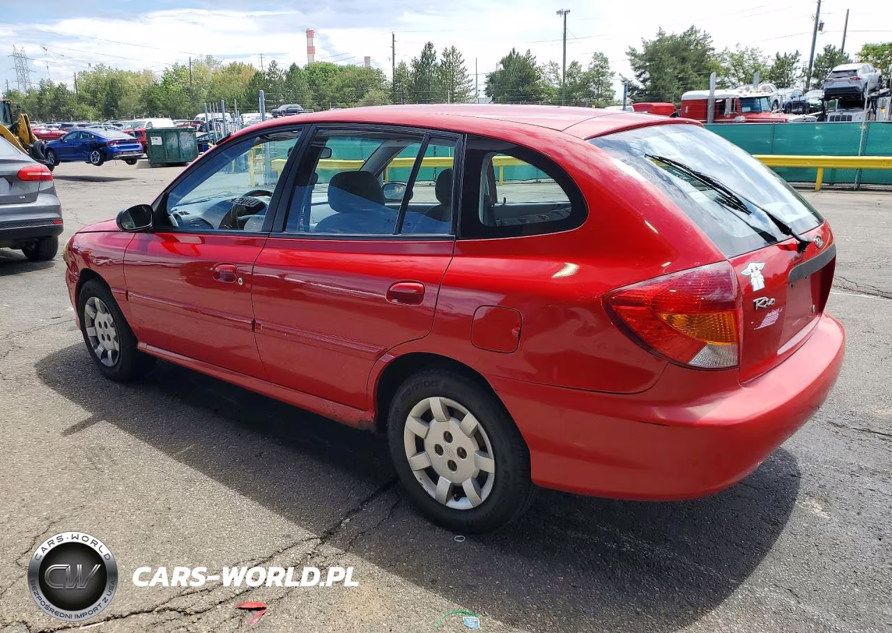 2003 Kia Rio Cinco VIN:KNADC163726092446 - 2